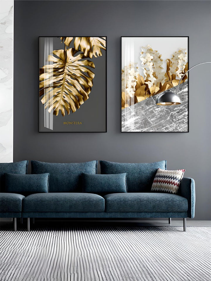 Tropical Gold Wall Art