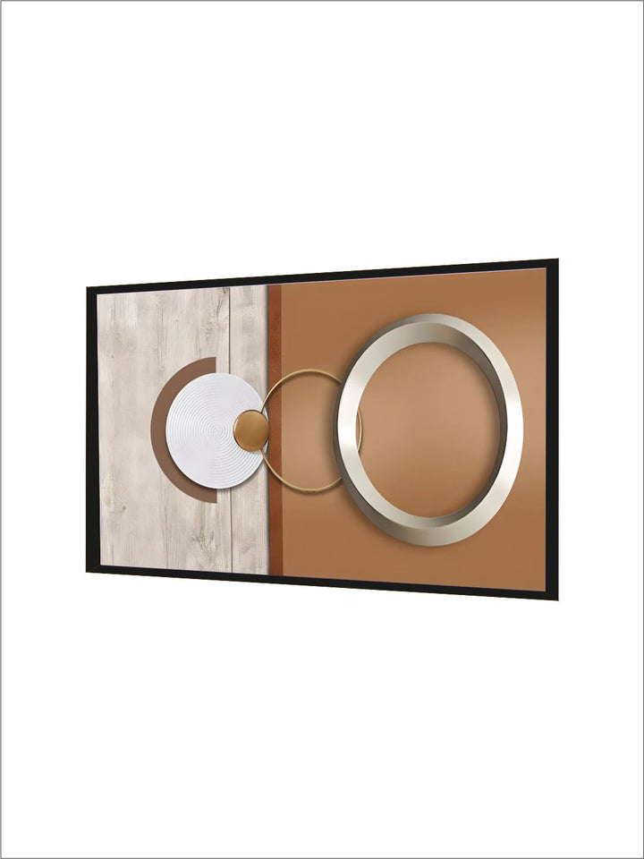 Abstract Sun Moon Wall Art Fine Art Canvas Prints 3d Abstract Geometric Visualization Pictures For Luxury Apartment Hotel Home Office Art Decor