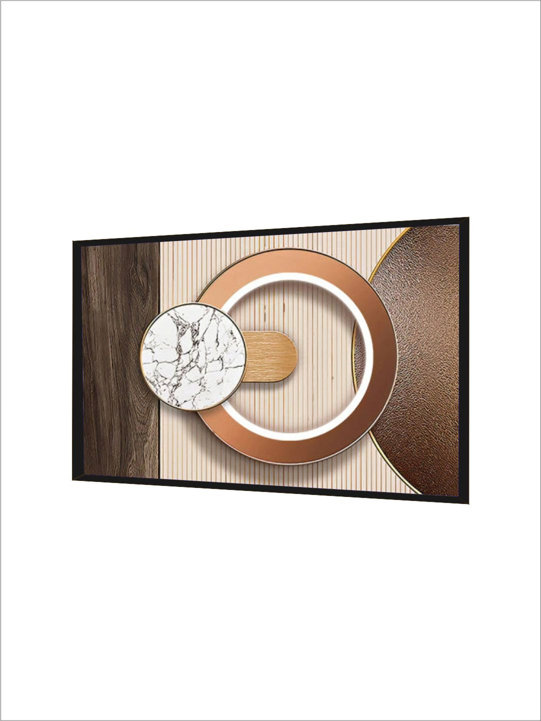 Abstract Sun Moon Wall Art Fine Art Canvas Prints 3d Abstract Geometric Visualization Pictures For Luxury Apartment Hotel Home Office Art Decor