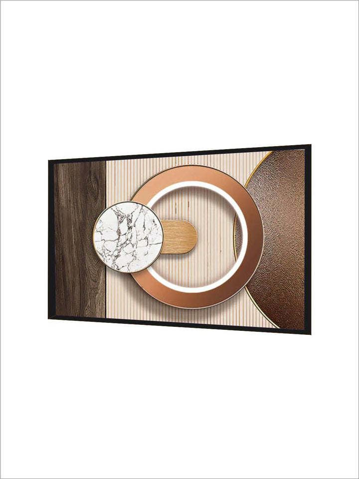 Abstract Sun Moon Wall Art Fine Art Canvas Prints 3d Abstract Geometric Visualization Pictures For Luxury Apartment Hotel Home Office Art Decor