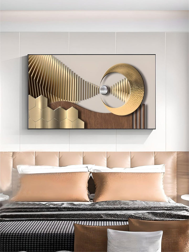 Modern Abstract Sun Moon Wall Art Fine Art 