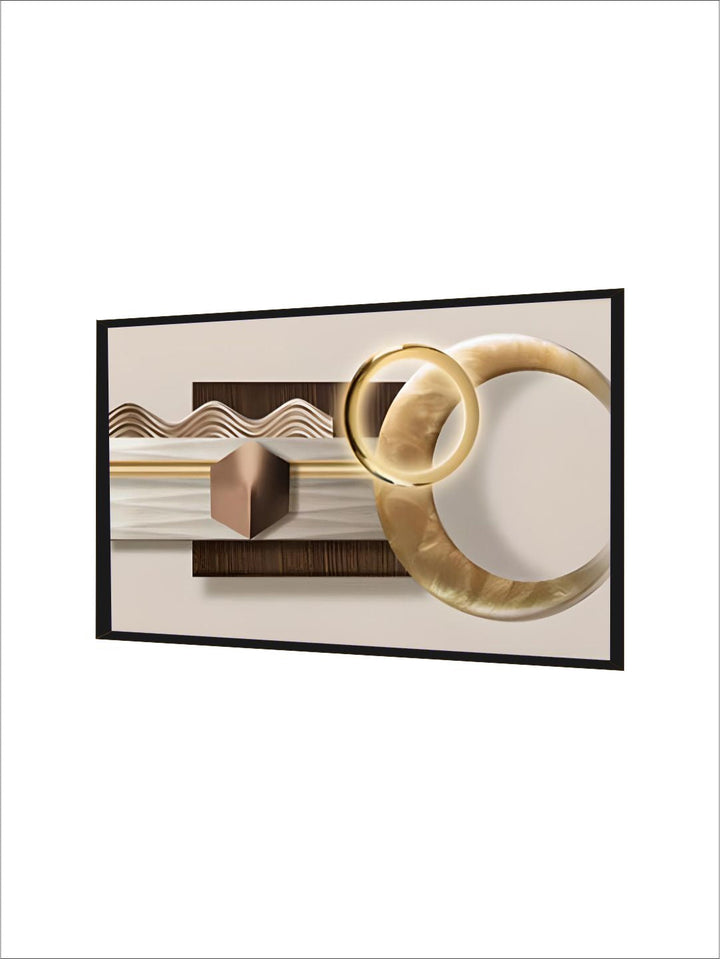 Black Brown Golden Beige Pictures For Luxury Loft Living Room Lifestyle Art Decor