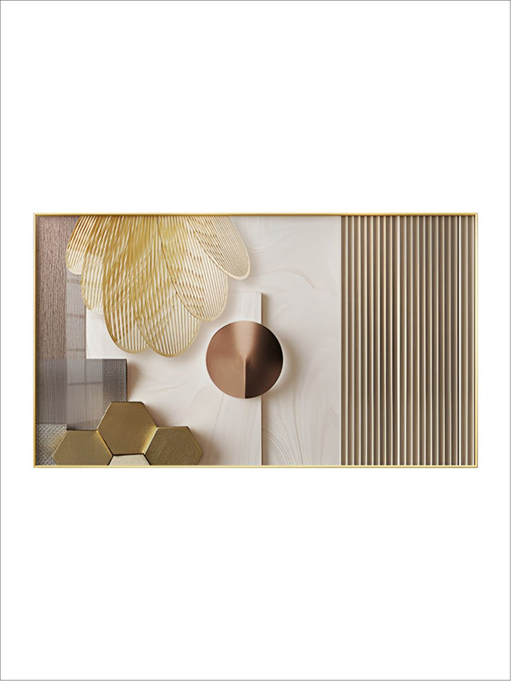 Black Brown Golden Beige Pictures For Luxury Loft Living Room Lifestyle Art Decor