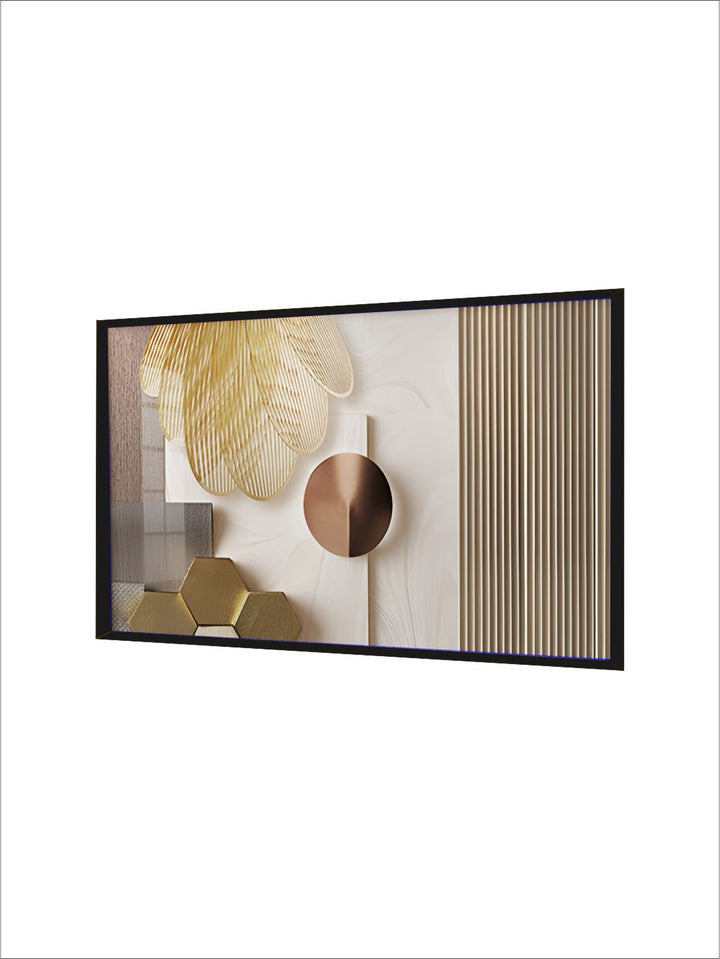 Black Brown Golden Beige Pictures For Luxury Loft Living Room Lifestyle Art Decor