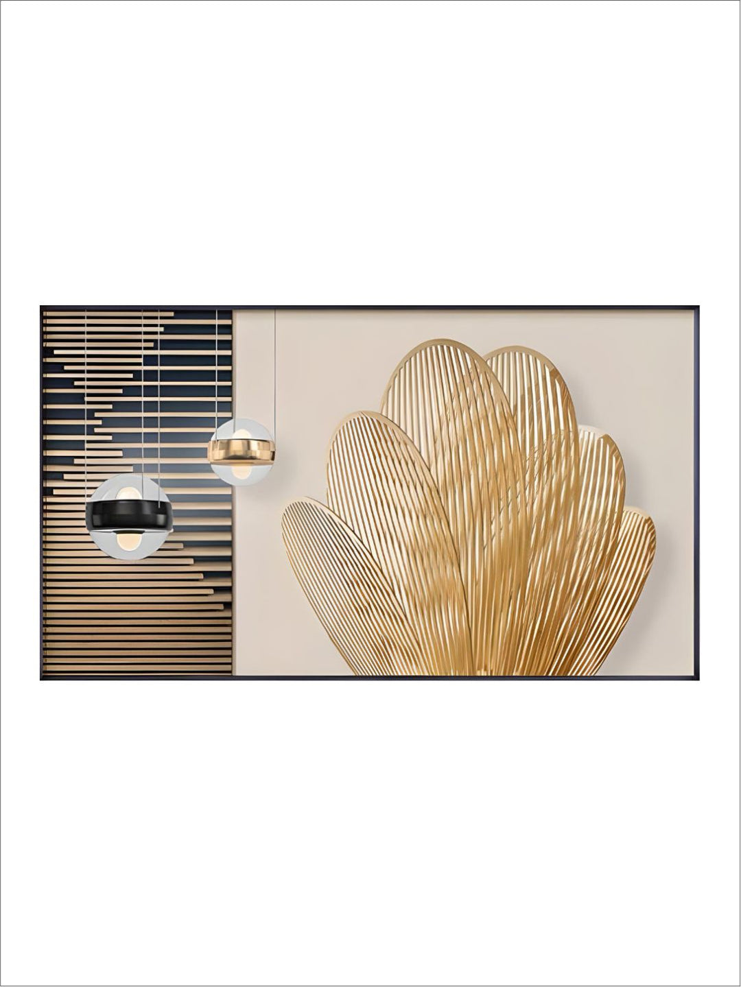 Black Brown Golden Beige Pictures For Luxury Loft Living Room Lifestyle Art Decor