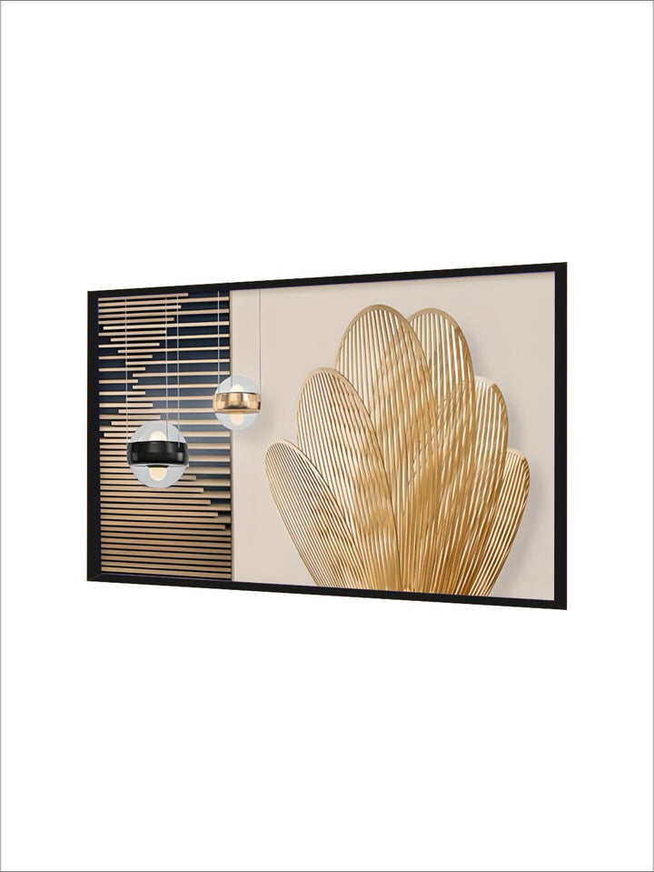 Black Brown Golden Beige Pictures For Luxury Loft Living Room Lifestyle Art Decor