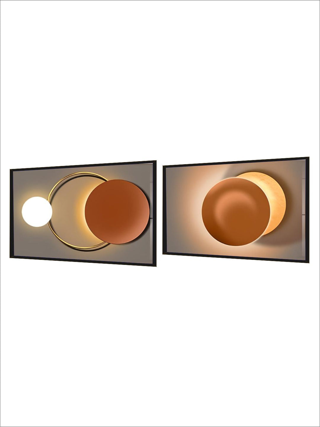Modern Abstract Architectural Interior Wall Adornment Fine Art
