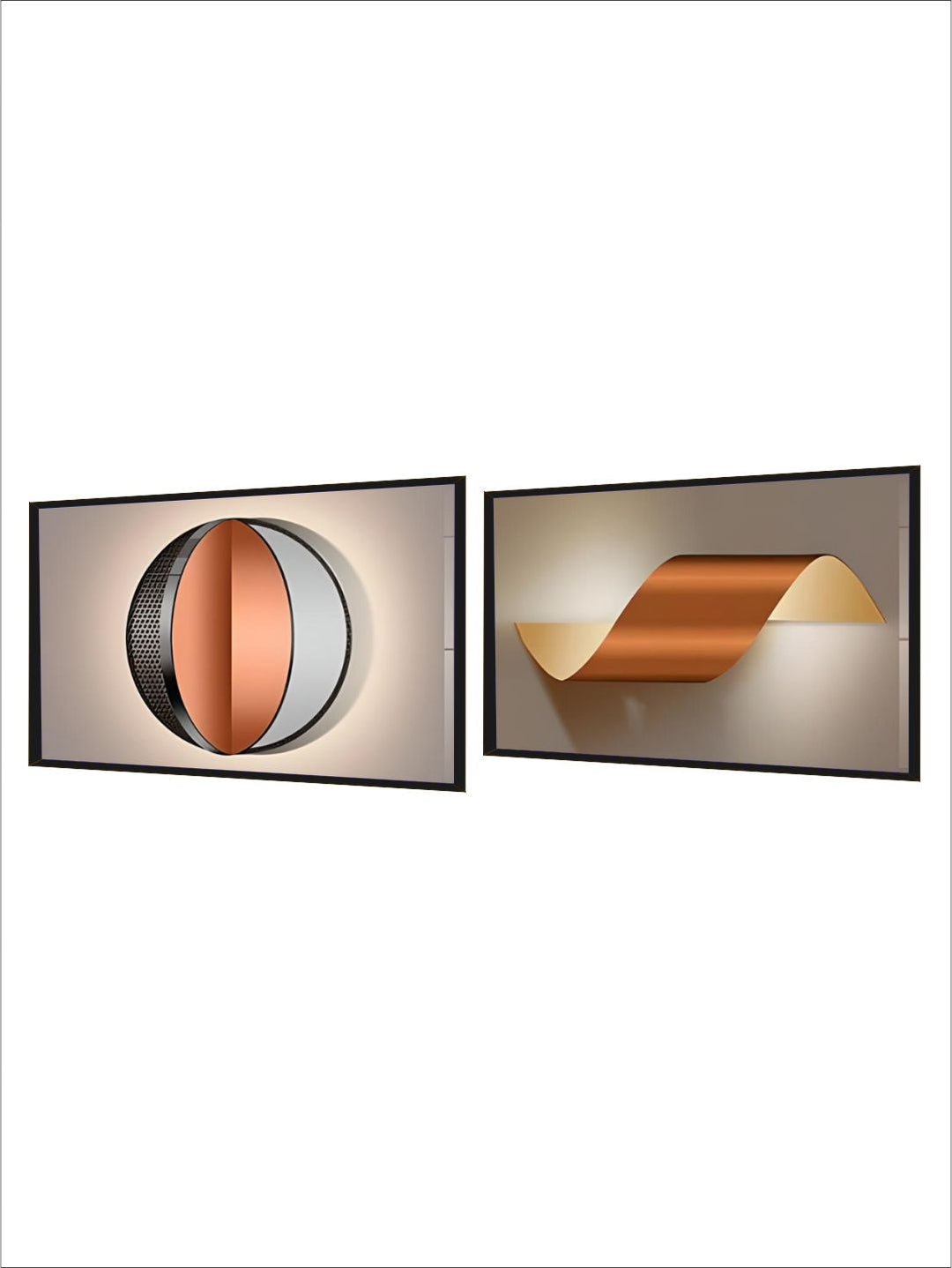 Modern Abstract Architectural Interior Wall Adornment Fine Art