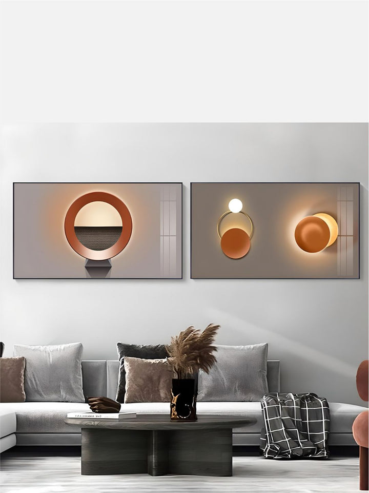 Modern Abstract Architectural Interior Wall Adornment Fine Art