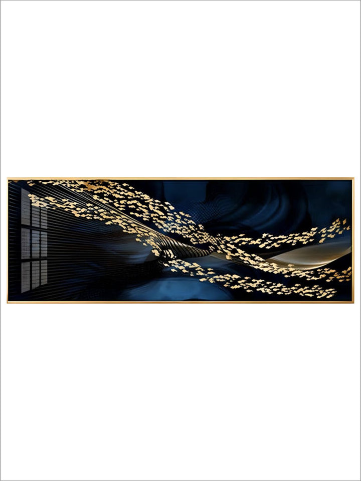 Auspicious Golden Fish In The Deep Blue Wall Art Fine Art