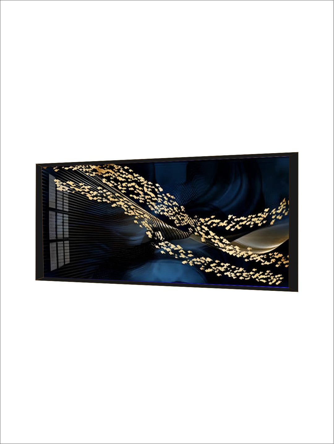 Auspicious Golden Fish In The Deep Blue Wall Art Fine Art