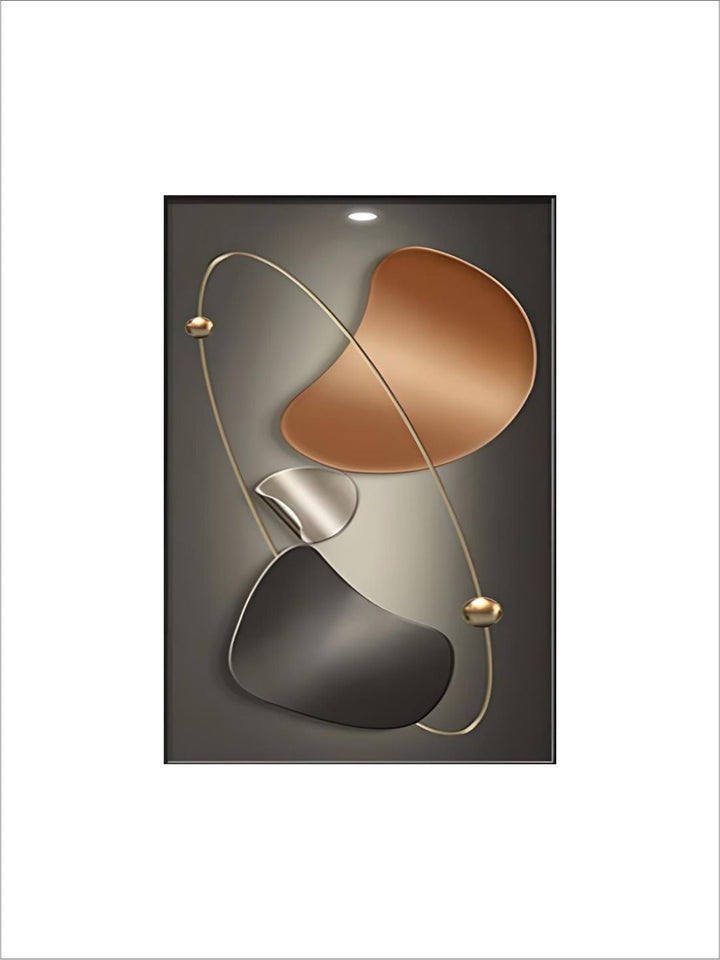 Modern Aesthetics Wall Art Abstract Arc & Curved Elements Fine Art