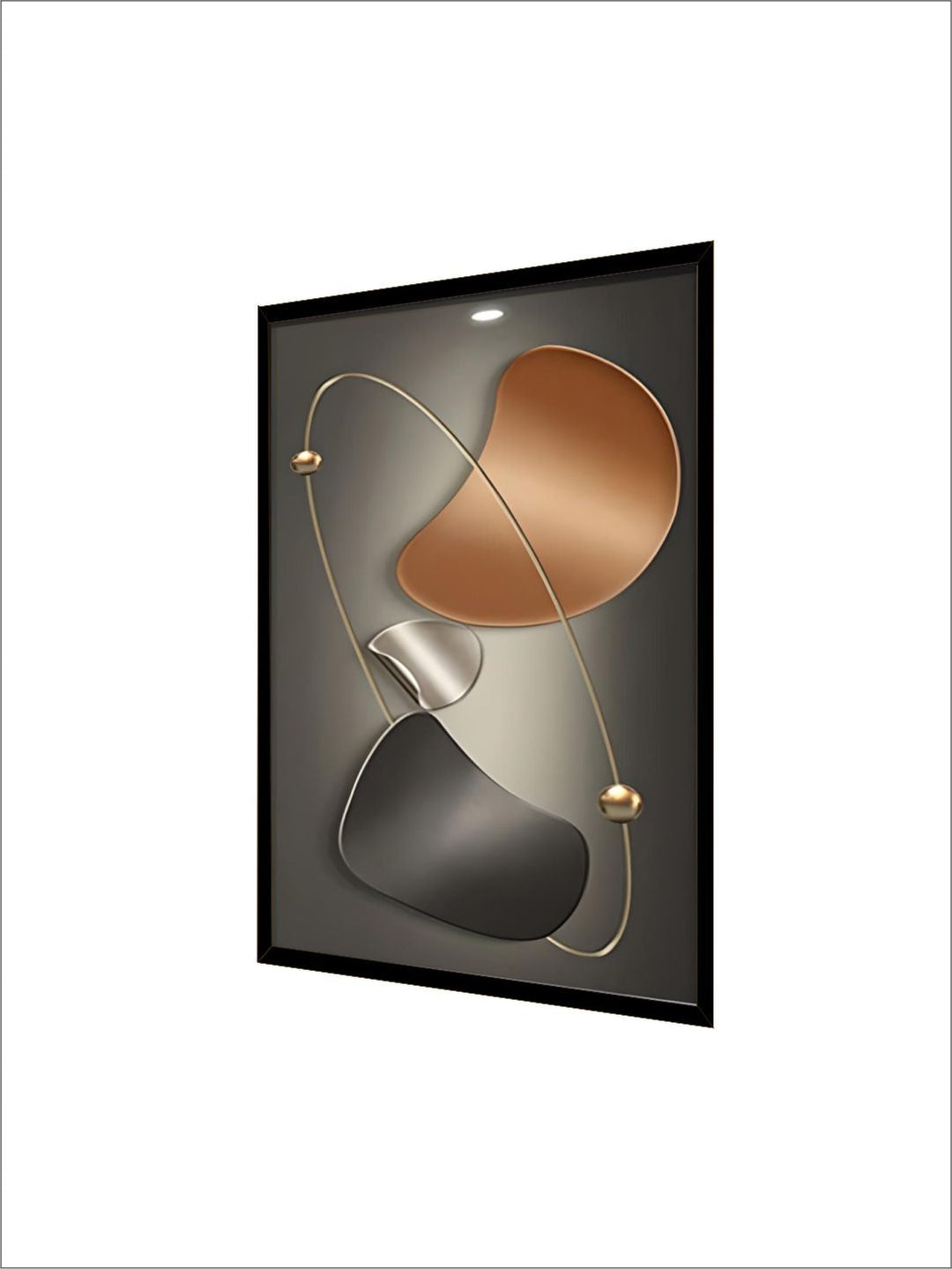 Modern Aesthetics Wall Art Abstract Arc & Curved Elements Fine Art