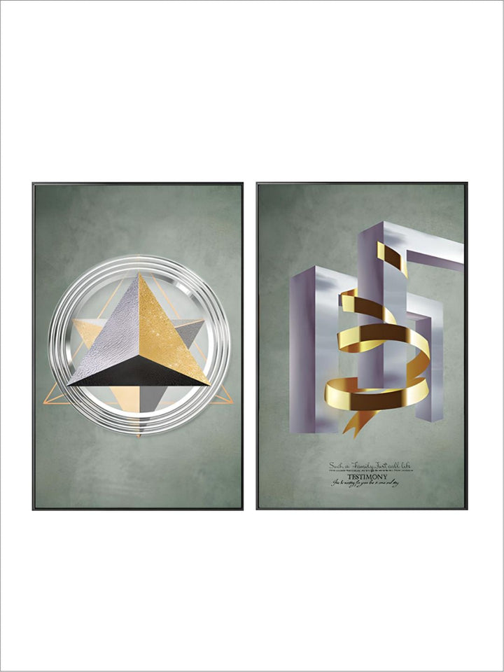 Modern Aesthetics Abstract Geometric Wall Art Fine