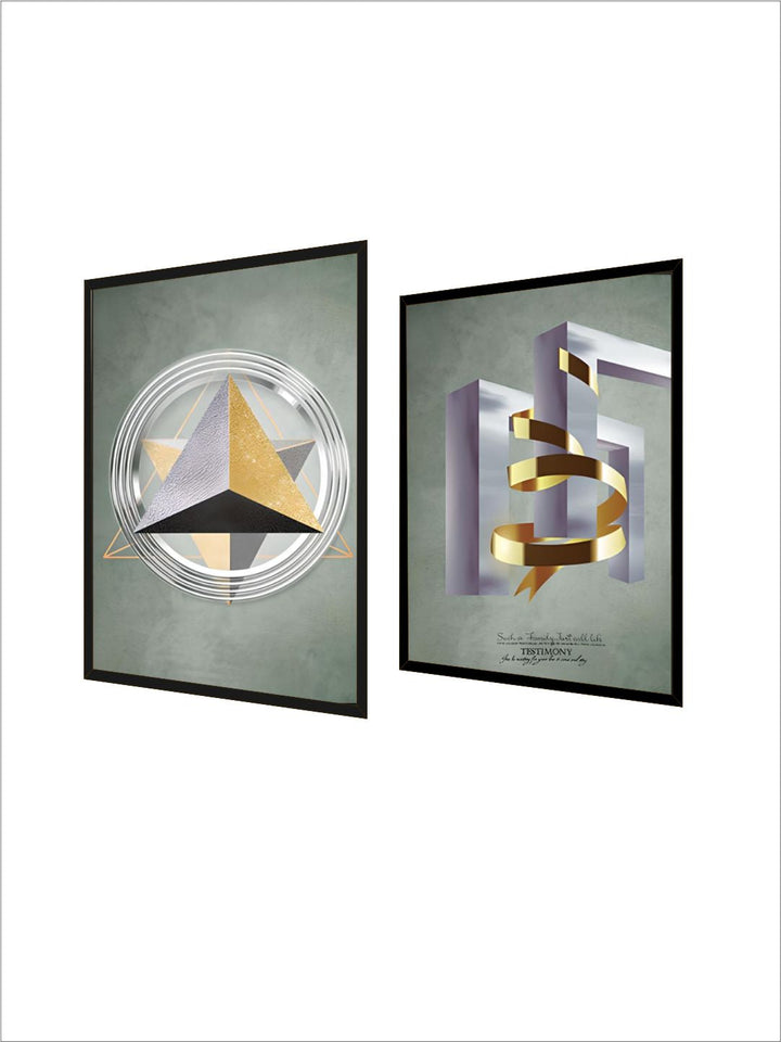 Modern Aesthetics Abstract Geometric Wall Art Fine