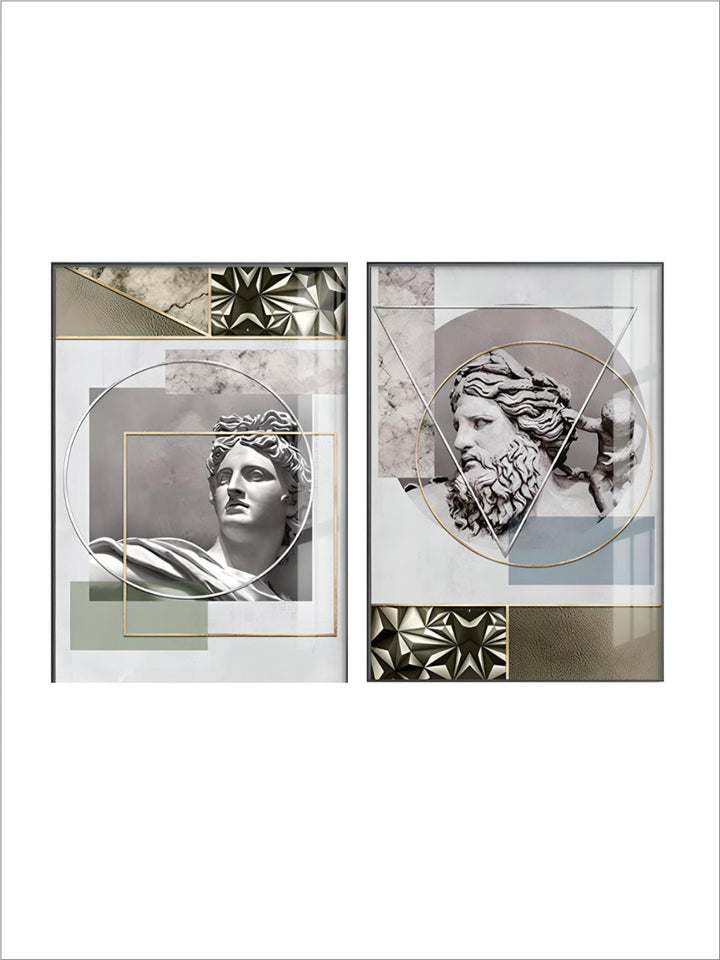 Modern Abstract Geometry Renaissance Wall Art