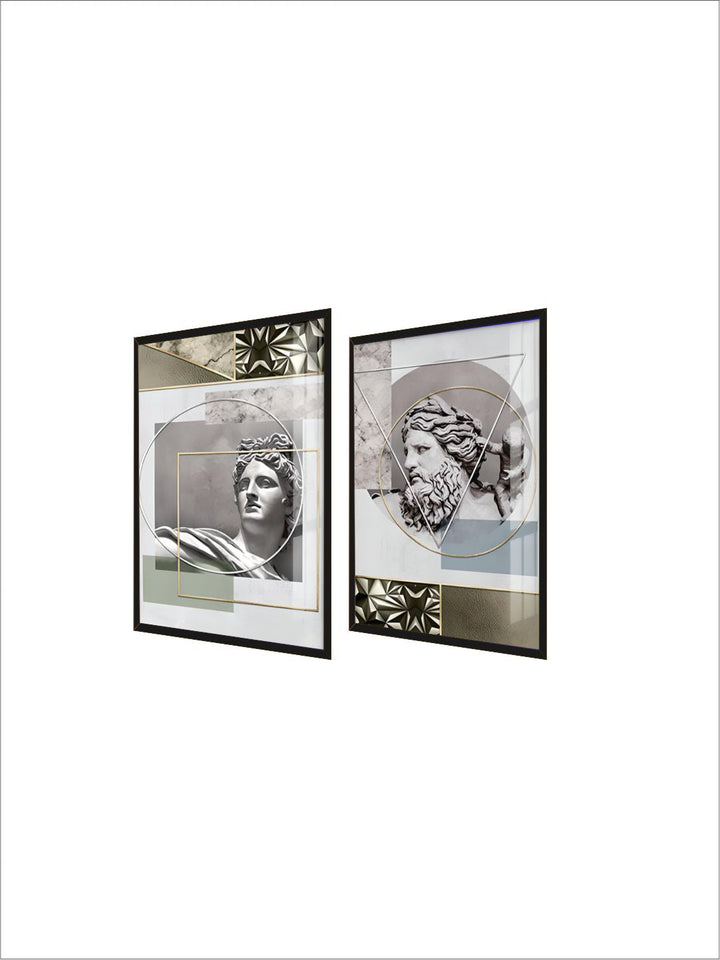 Modern Abstract Geometry Renaissance Wall Art