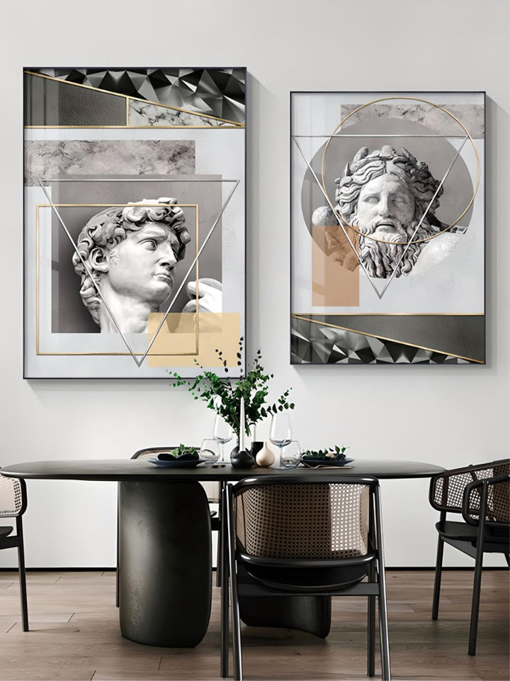 Modern Abstract Geometry Renaissance Wall Art