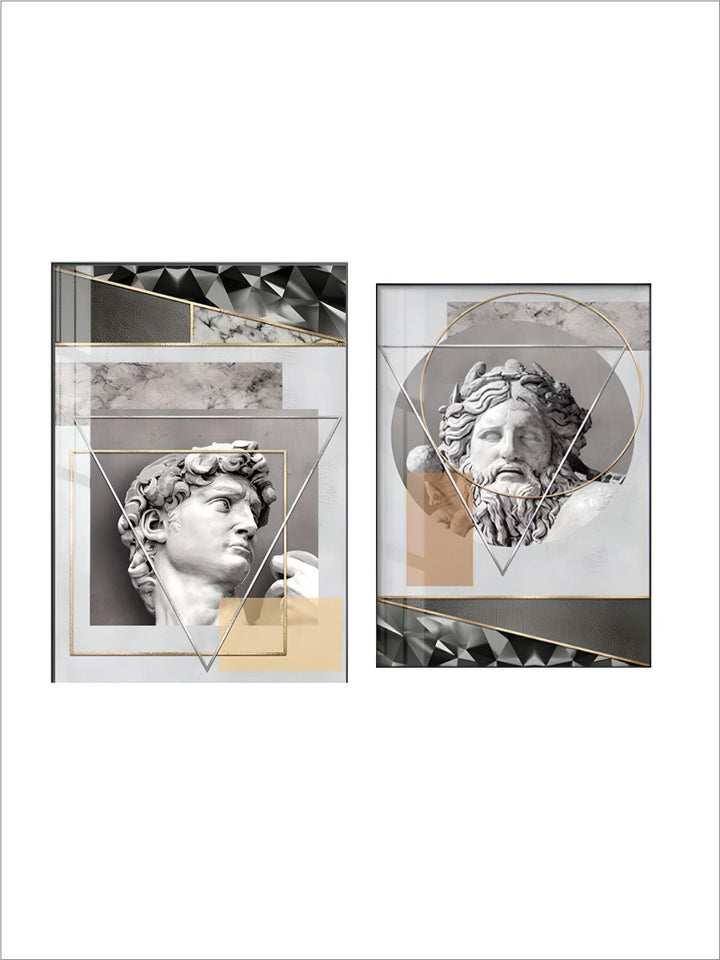 Modern Abstract Geometry Renaissance Wall Art
