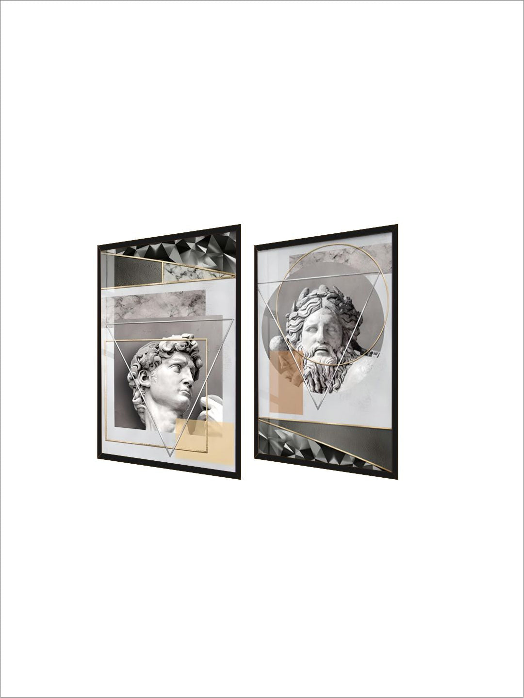 Modern Abstract Geometry Renaissance Wall Art