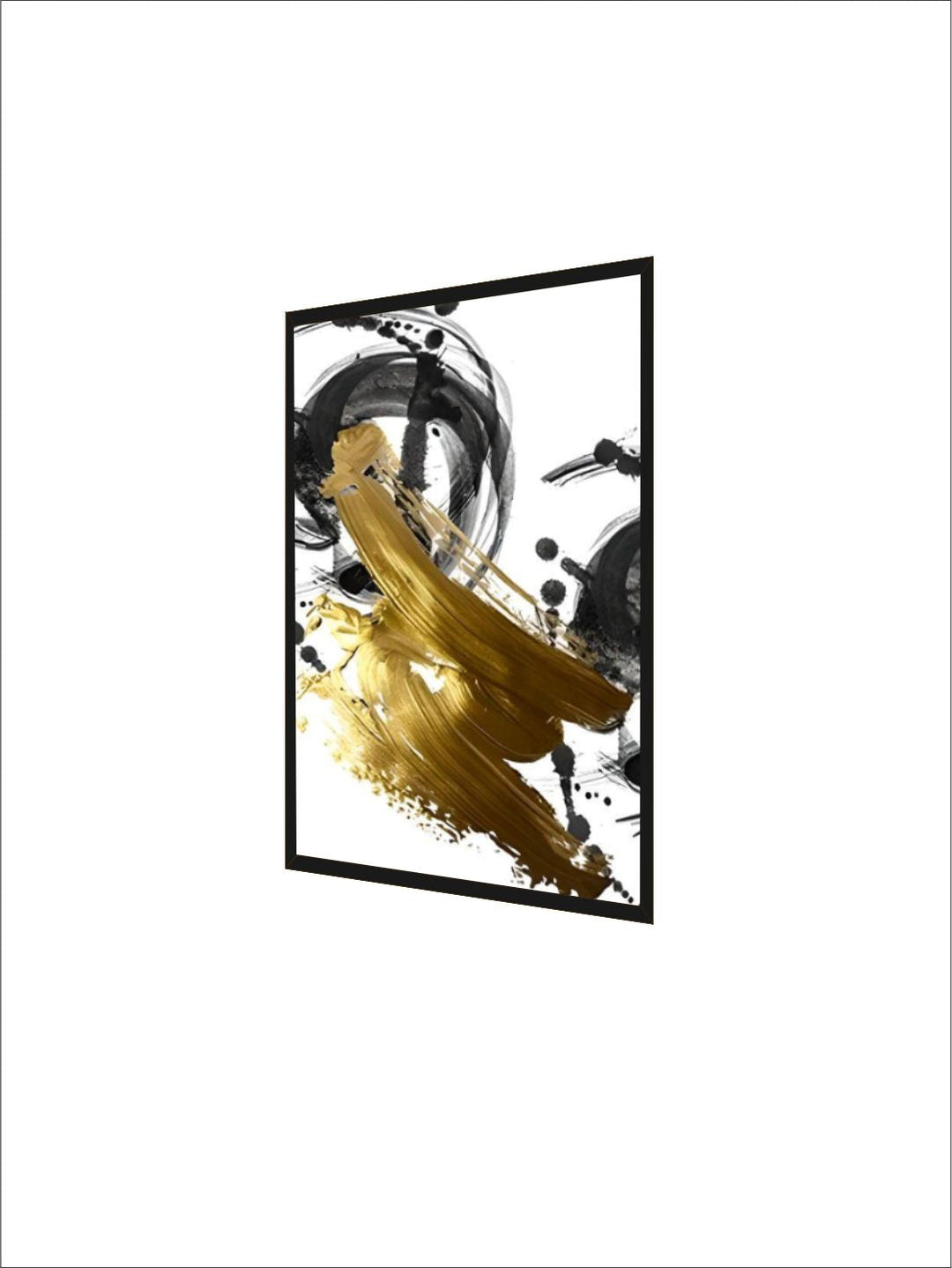 Abstract Golden Swirls Luxury Nordic Contemporary Wall Art Fine Art Canvas Prints Modern Pictures For Office Living Room Modern Home Decor