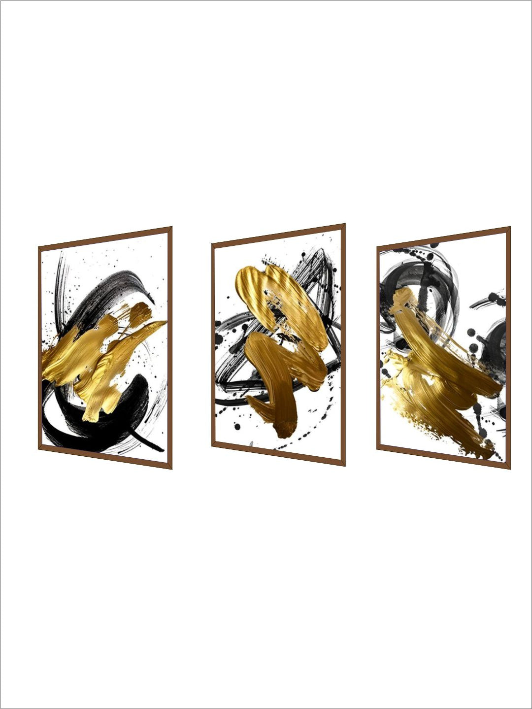 Abstract Golden Swirls Luxury Nordic Contemporary Wall Art Fine Art Canvas Prints Modern Pictures For Office Living Room Modern Home Decor