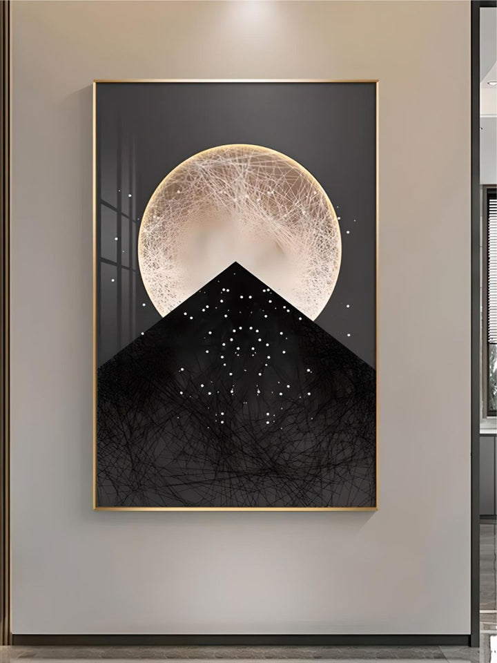 Modern Aesthetics Sun Moon Wall Art Fine Art 