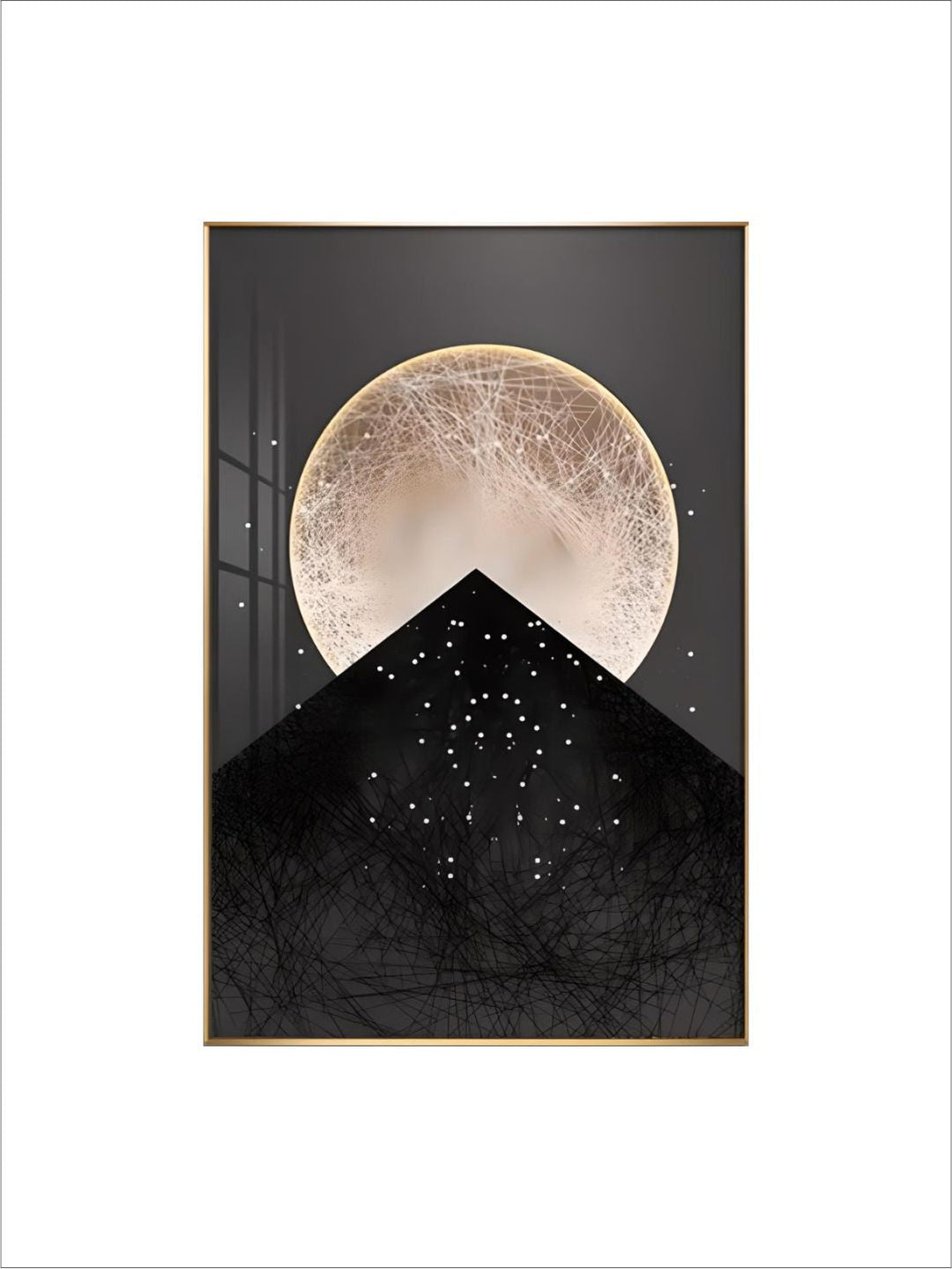 Modern Aesthetics Sun Moon Wall Art Fine Art 