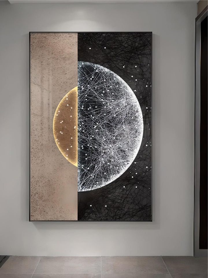 Modern Aesthetics Sun Moon Wall Art Fine Art 