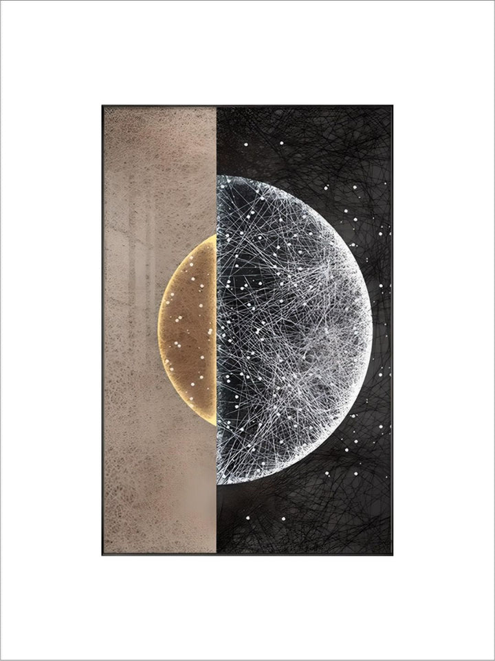 Modern Aesthetics Sun Moon Wall Art Fine Art 
