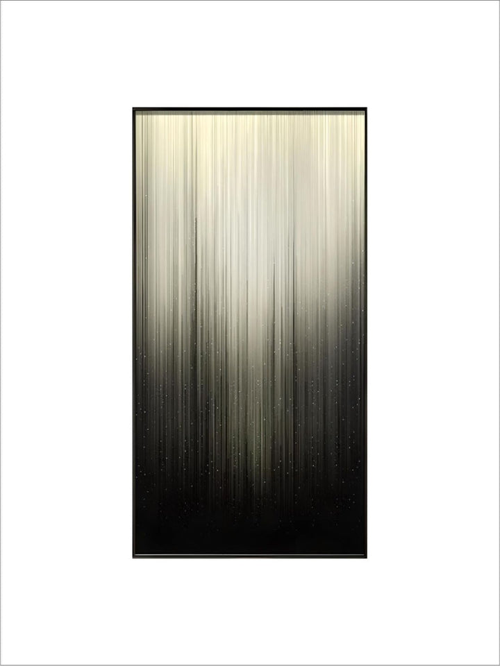 Abstract Urban Digital Rain Gradient Wall Art