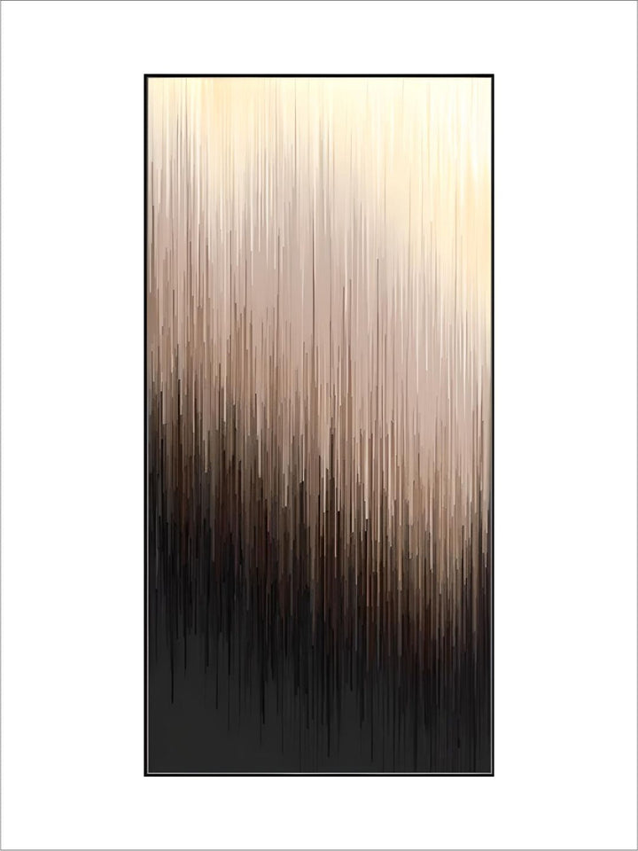 Abstract Urban Digital Rain Gradient Wall Art
