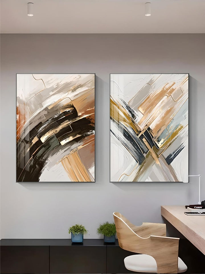 Neutral Color Palettes Nordic Abstract Wall Art 