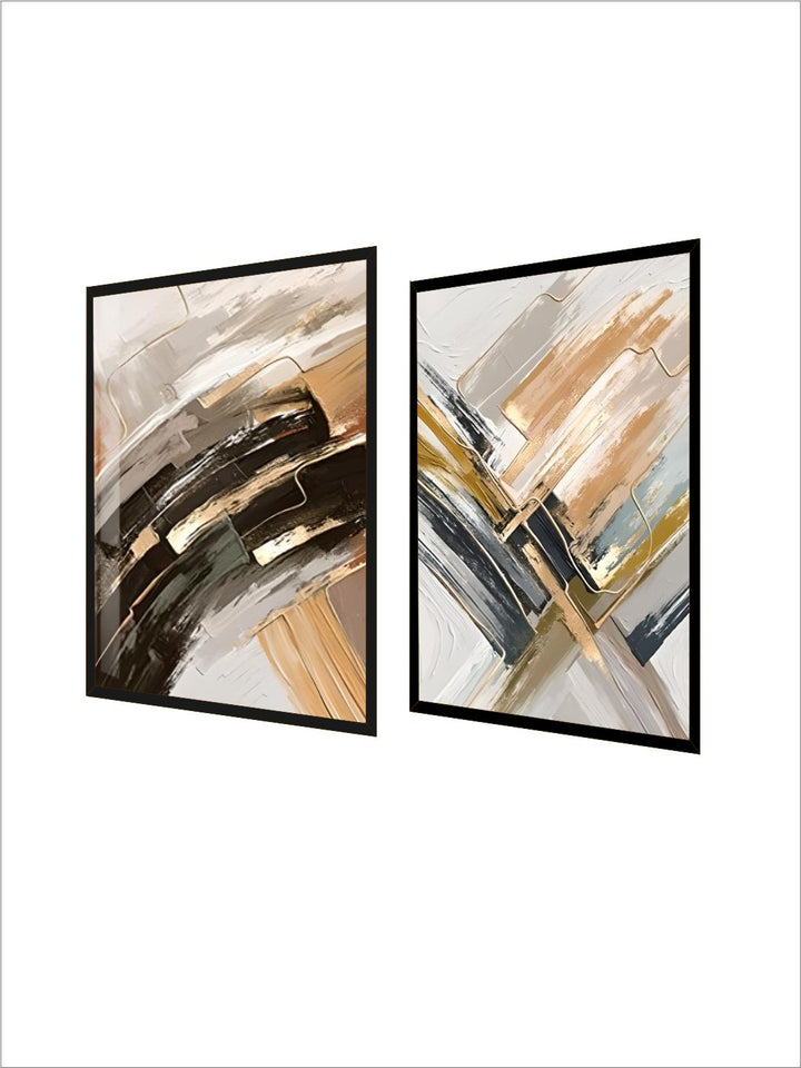 Neutral Color Palettes Nordic Abstract Wall Art 