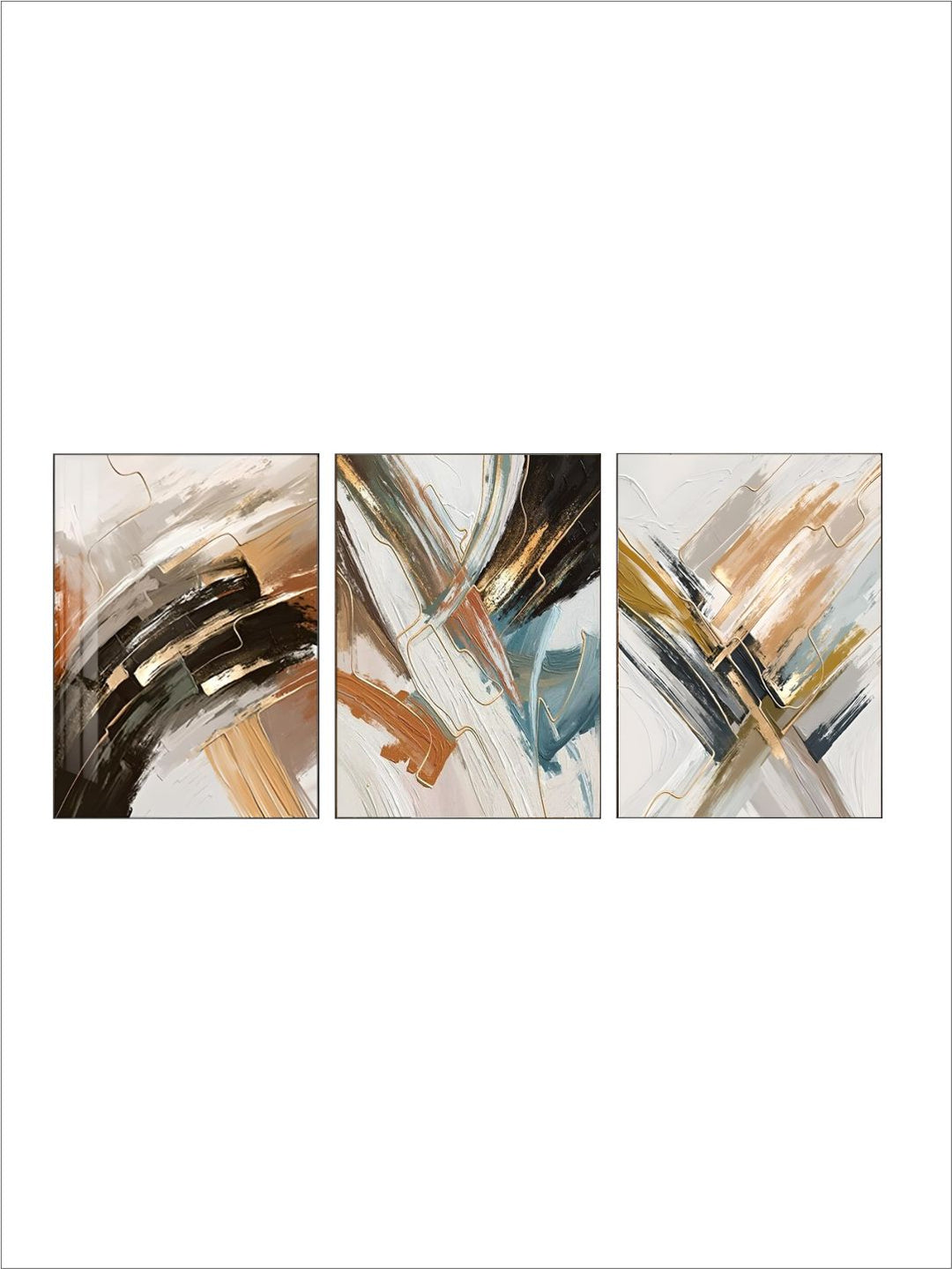 Neutral Color Palettes Nordic Abstract Wall Art 