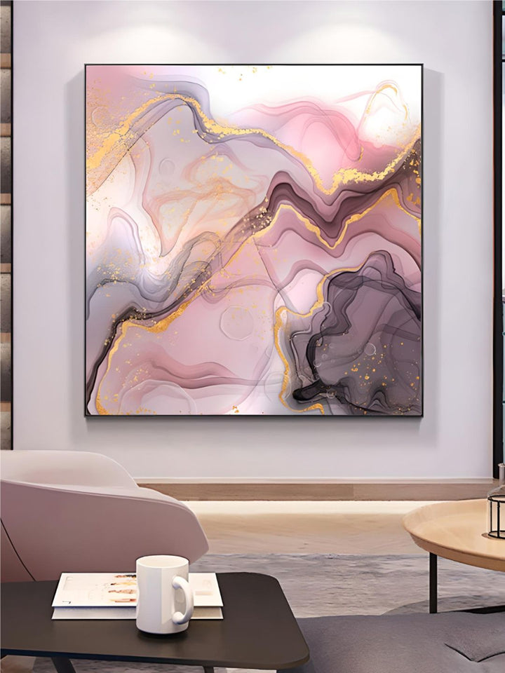 Modern Abstract Liquid Marble Wall Art Fine Art 