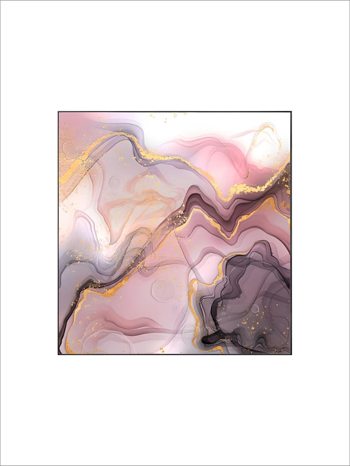 Modern Abstract Liquid Marble Wall Art Fine Art 