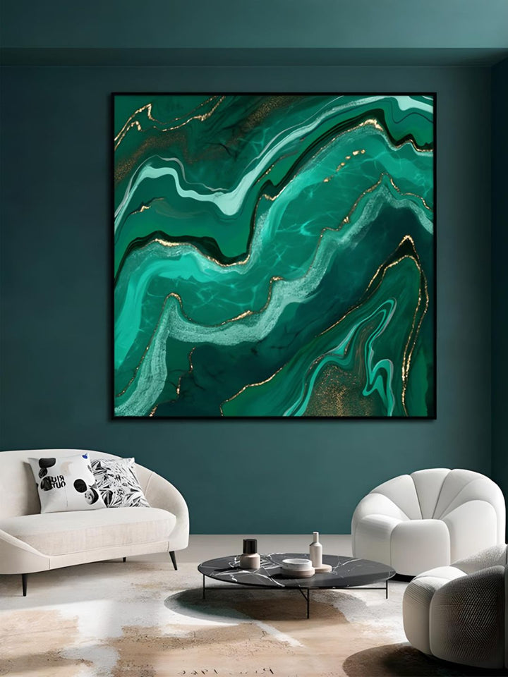 Modern Abstract Liquid Marble Wall Art Fine Art 