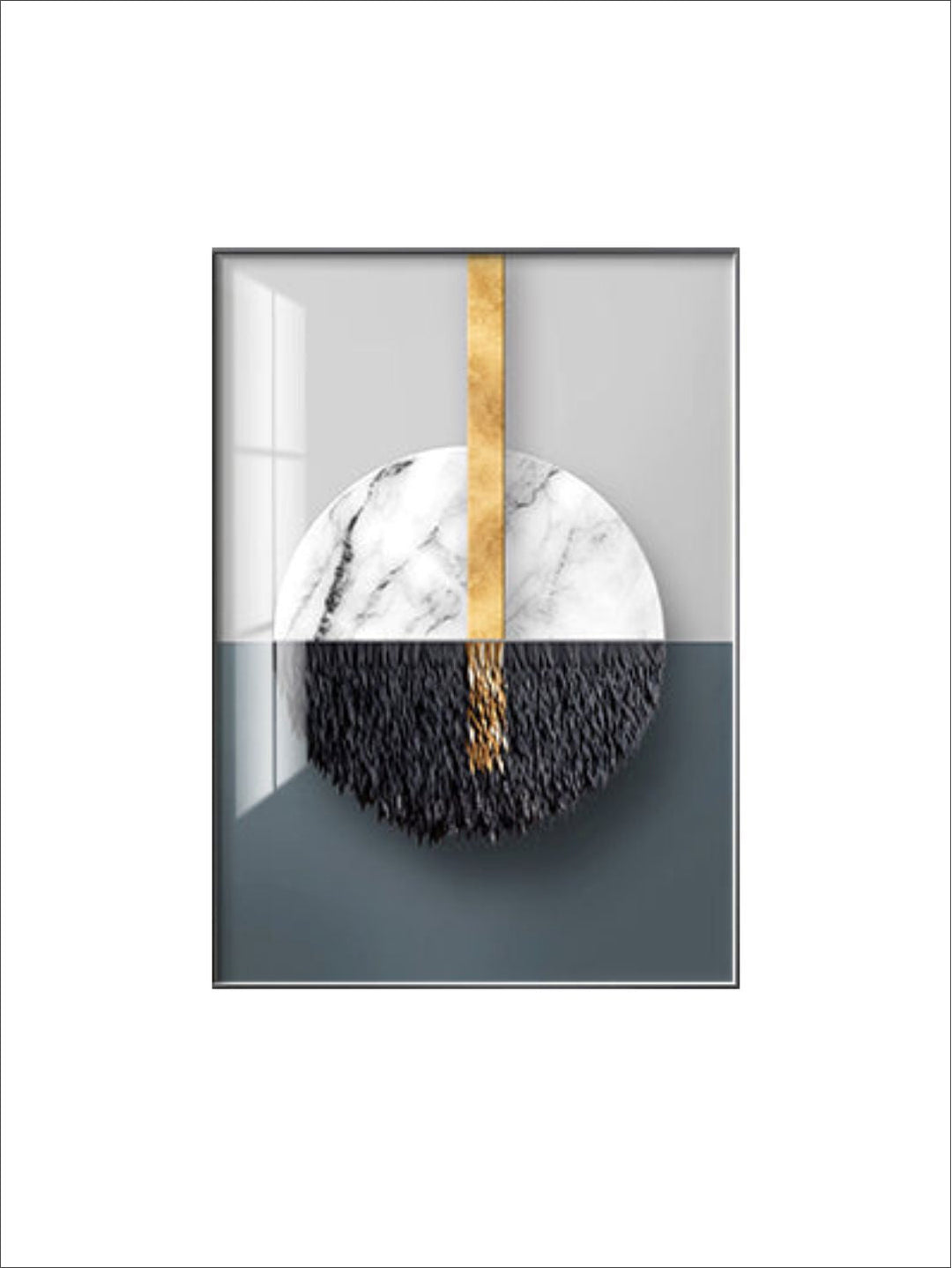 Abstract Marble Curves 3d Effect Geometric Wall Art Fine Art Canvas Prints Modern Pictures For Luxury Living Room Dining Room Home Office Art Decor