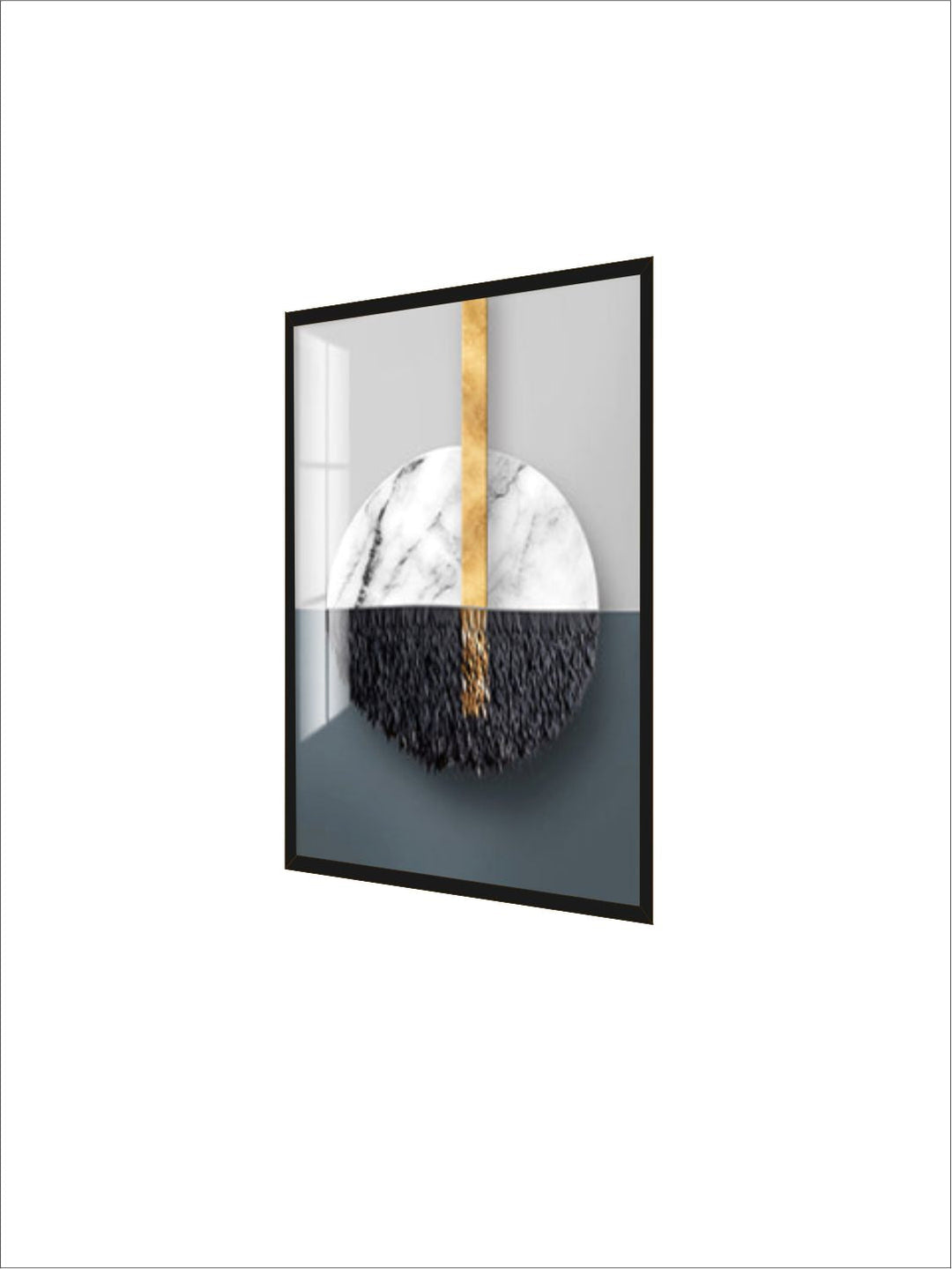 Abstract Marble Curves 3d Effect Geometric Wall Art Fine Art Canvas Prints Modern Pictures For Luxury Living Room Dining Room Home Office Art Decor