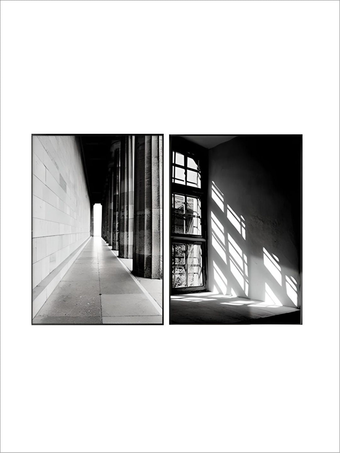 Modern Abstract Architectural Style Fashion Inspirational Wall art