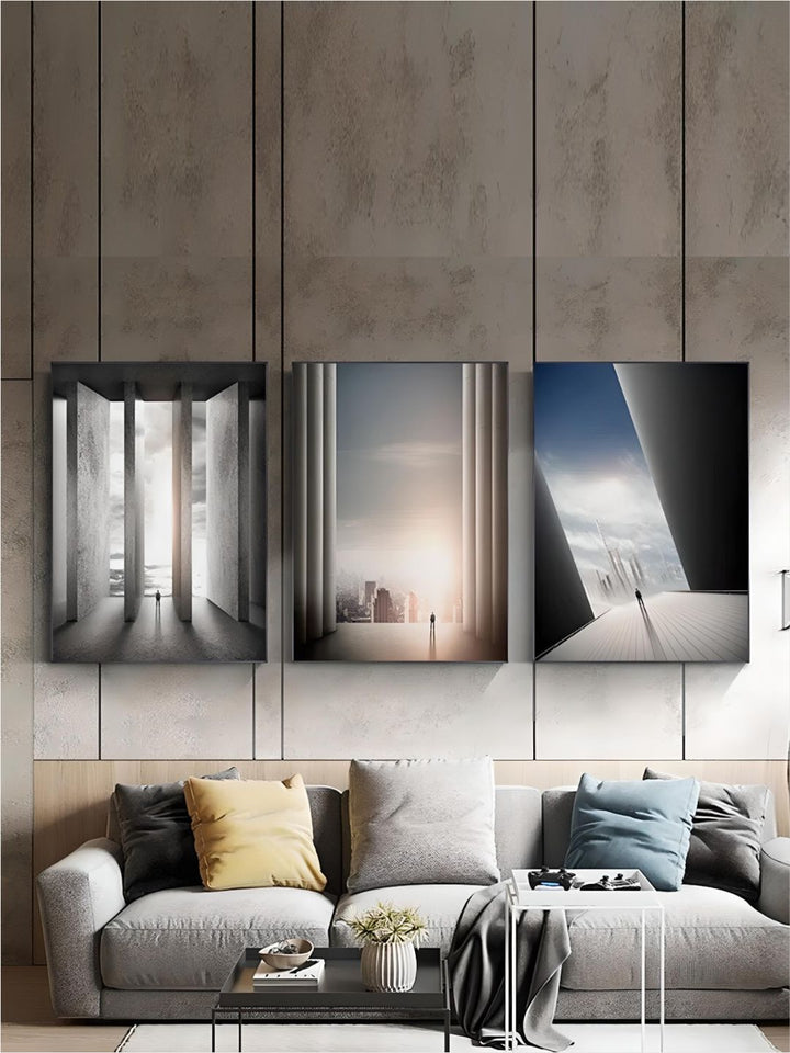 Modern Abstract Architectural Style Fashion Inspirational Wall art
