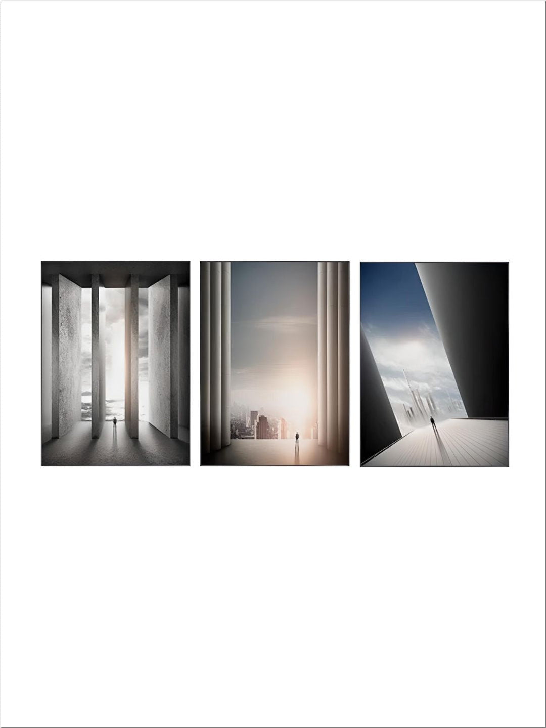 Modern Abstract Architectural Style Fashion Inspirational Wall art