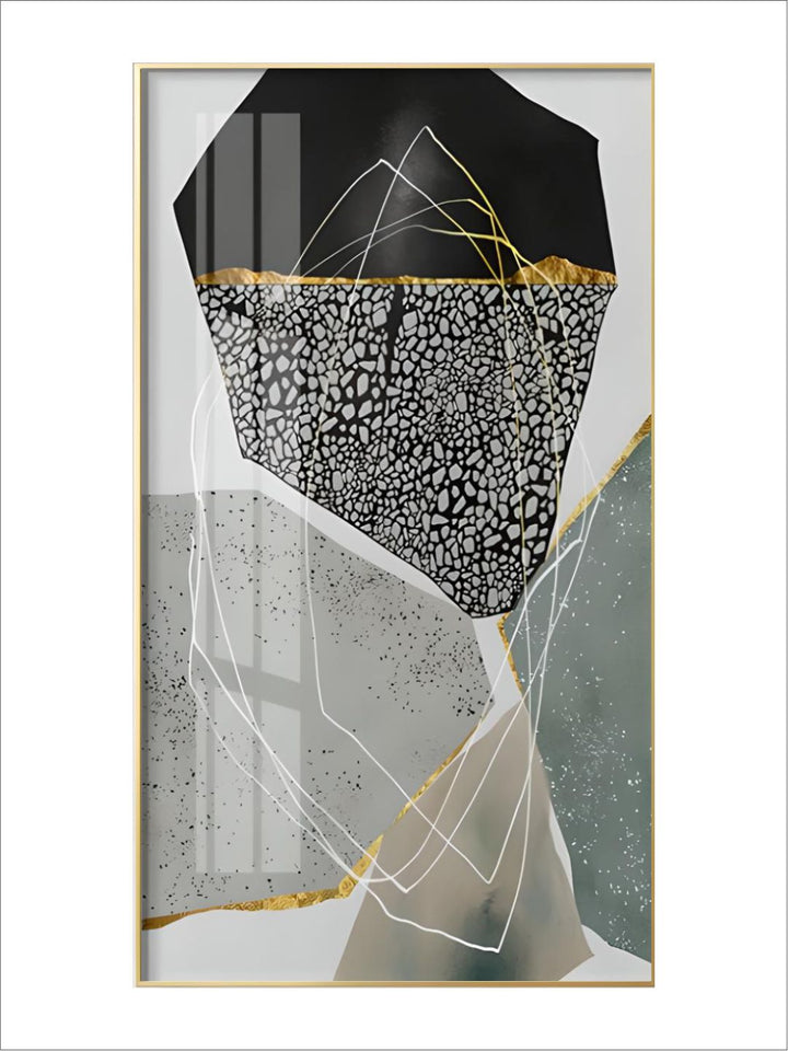 Abstract Pebbles Contemporary Wall Art Geomorphic Agate Marble Design Fine Art 