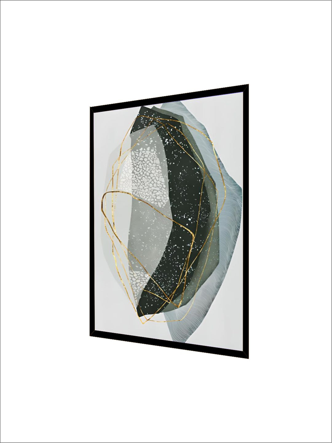Abstract Pebbles Contemporary Wall Art Geomorphic Agate Marble Design Fine Art 