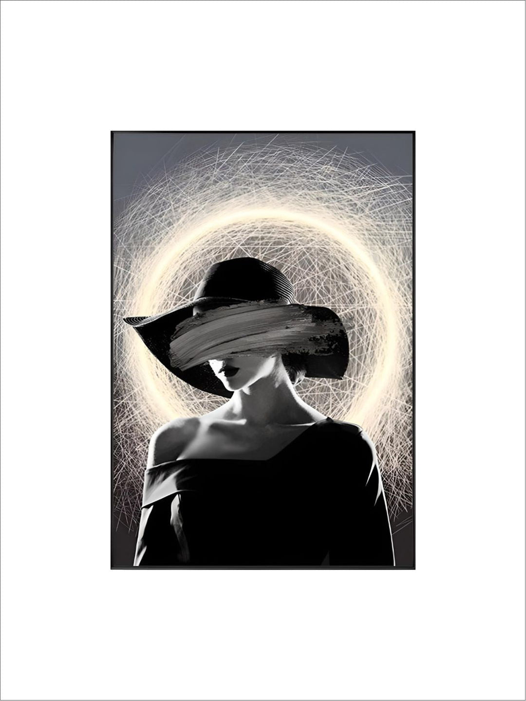 Modern Aesthetics Abstract Girl Wall Art Fine Art