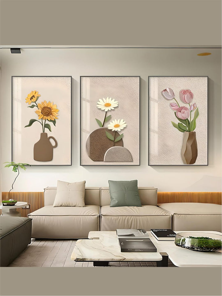 Floral Still Life Textural Wall Art Fine Art 