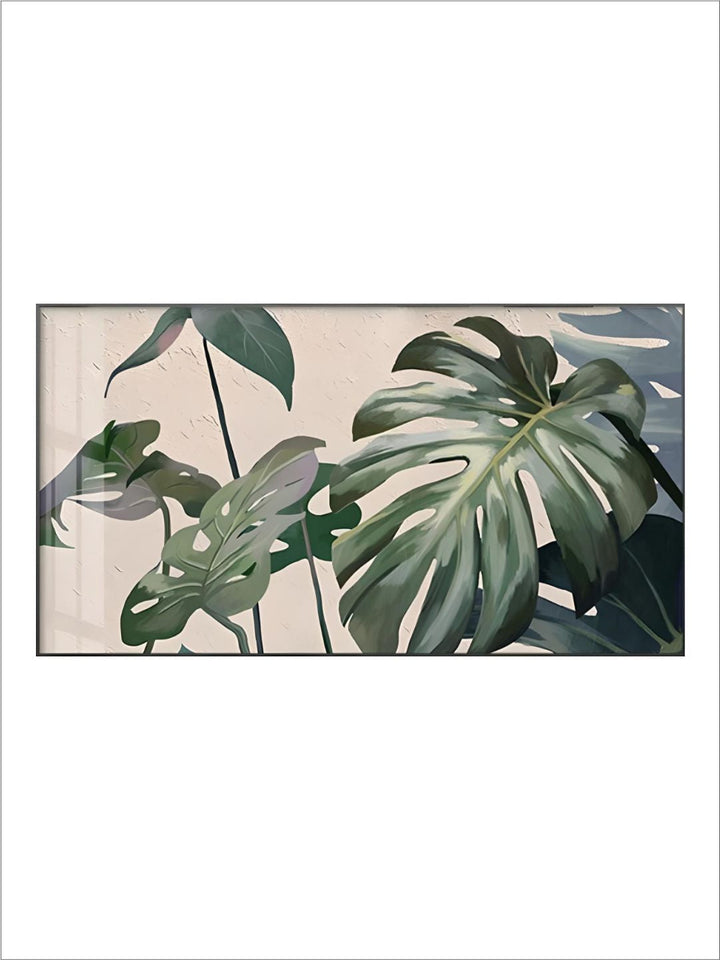 Tropical Green Leaves Wall Art Fine Art C