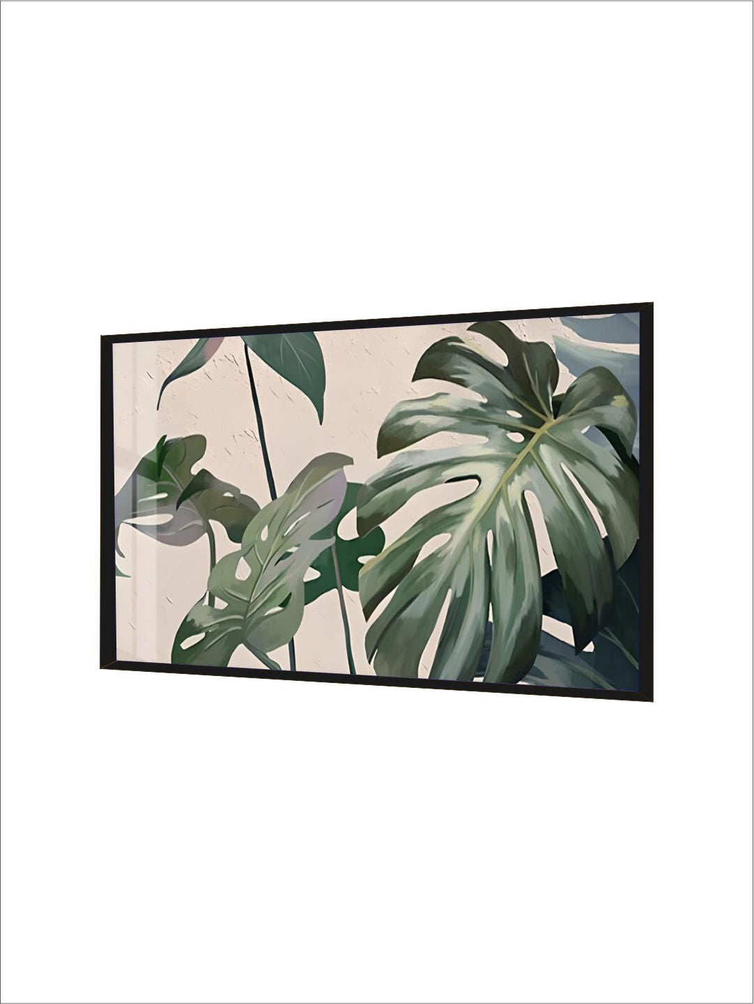 Tropical Green Leaves Wall Art Fine Art C