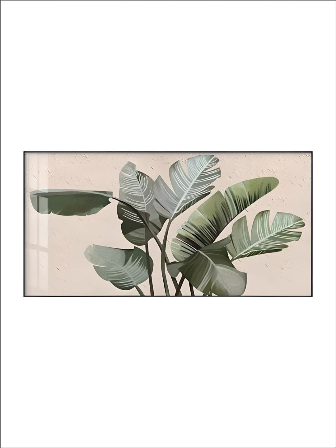 Tropical Green Leaves Wall Art Fine Art C